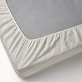 DYTÅG Fitted sheet, white, 90x200 cm