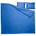 PILTANDVINGE Duvet cover and 2 pillowcases, blue, 200x200/50x60 cm