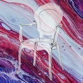 Chair Queen Arm, transparent