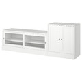 HAVSTA TV storage combination, white, 241x47x89 cm