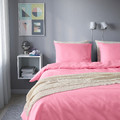 PILTANDVINGE Duvet cover and pillowcase, light pink, 150x200/50x60 cm