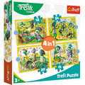 Trefl Children's Puzzle The Treflik Family 4in1 3+