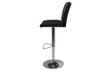 Bar Stool Sylvia, black/chrome