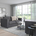 VIMLE 2-seat sofa-bed, Hallarp grey