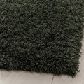 VINDEBÄK Rug, high pile, dark green, 160x230 cm