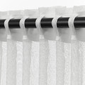 DVÄRGRÖRFLY Sheer curtains, 1 pair, off-white, 145x300 cm