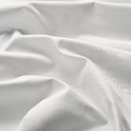 RÖNNVECKMAL Fitted sheet, white, 120x200 cm