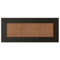 STUDSVIKEN Drawer front, dark brown/woven poplar, 60x26 cm