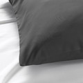 NATTJASMIN Pillowcase, dark grey, 50x60 cm