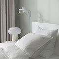 MALM Bed frame with mattress, white/Valevåg firm, 90x200 cm