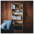 TONSTAD Bookcase, oak veneer, 82x37x201 cm