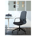 LÅNGFJÄLL Office chair with armrests