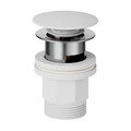 GoodHome Wash-basin Mixer Tap Cavally, matt white