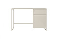 Desk with Drawer Asha 120 cm, cashmere, cashmere frame