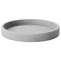 BOYSENBÄR Saucer, in/outdoor light grey, 15 cm