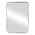 Sepio Round Mirror, 50x70 cm, inox gloss