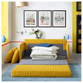 FRIDHULT Sofa-bed, Skiftebo yellow, 119 cm