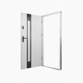 External Door O.K. Doors Temida Black P55 80, left, white