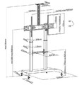 NewStar TV Trolley 60-100" PLASMA-M1950E