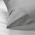 DVALA Pillowcase, light grey, 50x60 cm, 2 pack