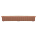 Balcony Plant Pot Box Agro 80 cm, terracotta