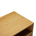 Nighstand Bedside Table Lattes, oak-look