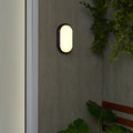 DÄCKSBÅT LED wall lamp, wired-in inst, outdoor black