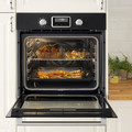 SMAKSAK Forced air oven w pyrolytic funct, black
