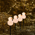 STRÅLA LED light stick, battery-operated outdoor/snowman, 60 cm