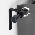 BETYDLIG Wall/ceiling bracket, black