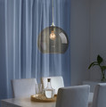 JAKOBSBYN Pendant lamp shade, smoked, 30 cm