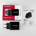 AXAGON Smart Wall Charger EU Plug 2x 5V-2.2A + 1A ACU-DS16