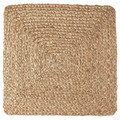 OMBONAD Place mat, jute braided, 37x37 cm