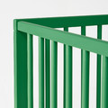 GULLIVER Cot, green, 60x120 cm