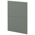 METOD 2 fronts for dishwasher, Nickebo/matt grey-green, 60 cm