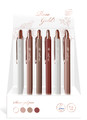 Semi-Gel Pen Rose Gold 1.0 24pcs