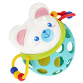 Bam Bam Animal Rubber Ball with Rattle Bear 6m+