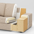 KIVIK Corner sofa, 4-seat, Tresund anthracite