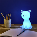 LED Table Lamp Night Lamp Cat, white