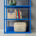 PLATSA Open shelving unit, blue, 60x40x120 cm