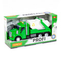 Container Truck with Light & Sound 34x12x19, green, 3+