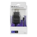 Qoltec Charger EU Plug 17W | 5V | 3.4A | USB + Cable Micro USB