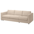 VIMLE 3-seat sofa-bed, Hallarp beige