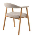 Dining Chair Addi, oak/beige