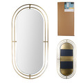 Mirror Avec, oval, gold