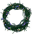 LED Lighting Chain 100 LED 4.95 m, indoor/outdoor, multicolour