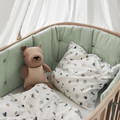 LEANDER Bumper for CLASSIC™ Baby Cot, sage green