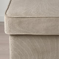 STRANDMON Footstool, Kelinge beige, 60x40x44 cm