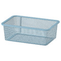 TROFAST Mesh storage box, grey-blue, 20x30x10 cm