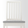 EKEDALEN / EKEDALEN Table and 6 chairs, white white/Ramna light grey, 120/180 cm